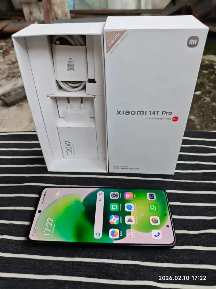Xiaomi 14T Pro 12/512 Fullset ori segel garansi On 2026