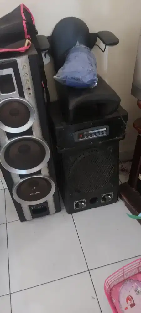 Dijual loudspeaker sama amplifiernya