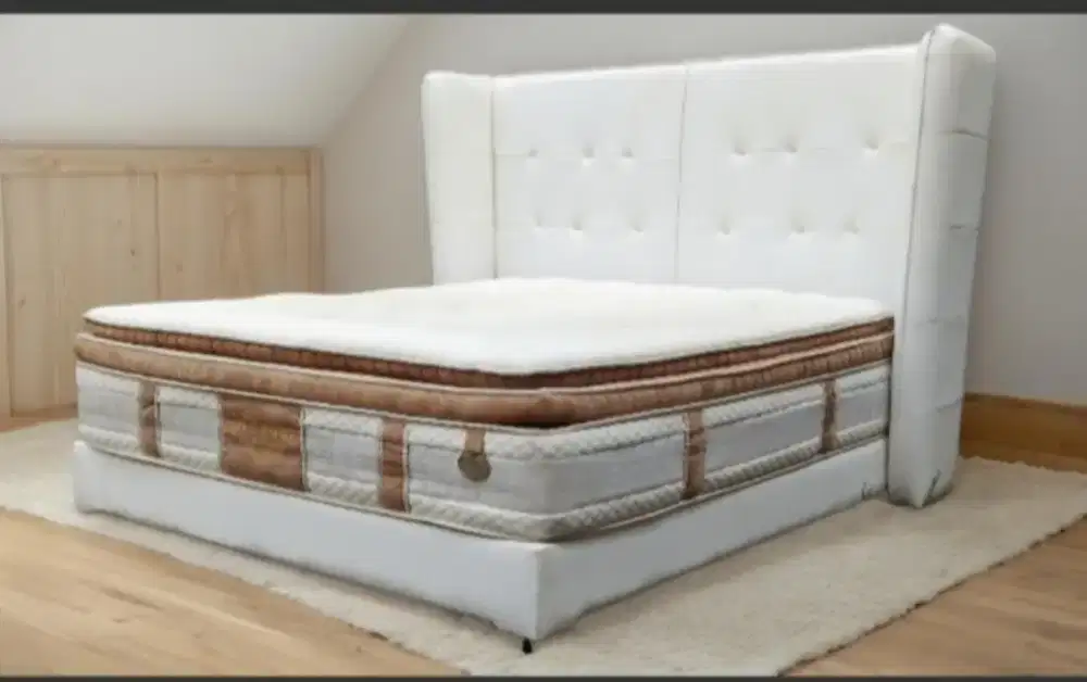 Springbed Spring air Back Supporter dobel latex uk 180 kartu garansi