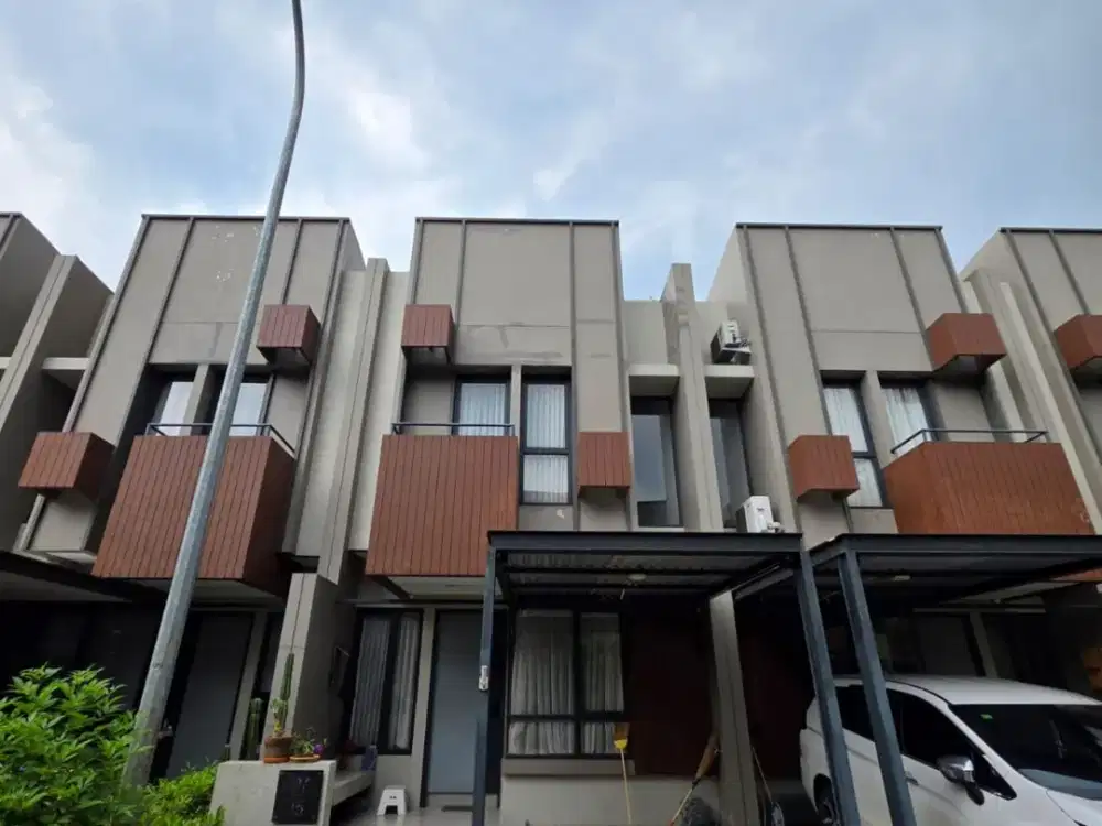 Rumah di tabebuya BSD siap huni full furnish harga 65 jt per tahun