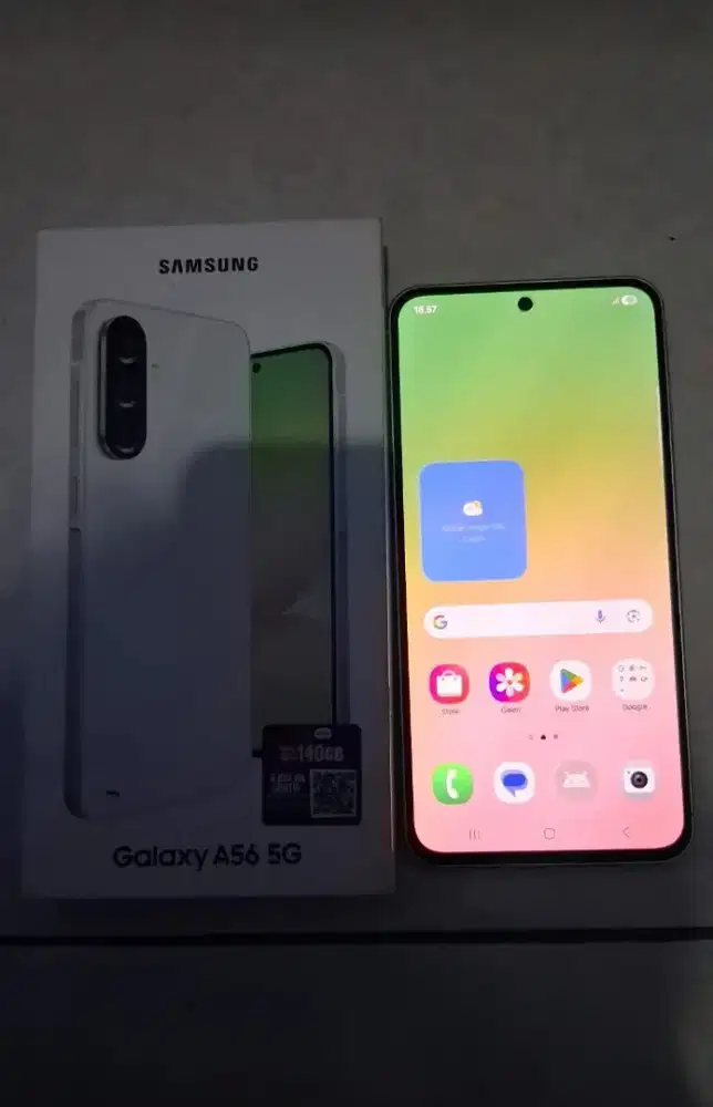 Dijual samsung A56 8/256 Gb, nominus, like new
Garansi on oktober 2026