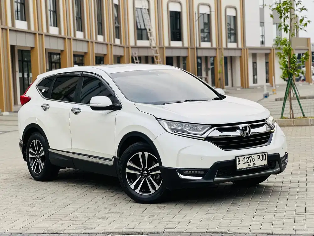 MOBIL HONDA CR-V 1.500cc PRESTIGE TURBO SUNROFT MATIC PUTIH LOWKM 2019