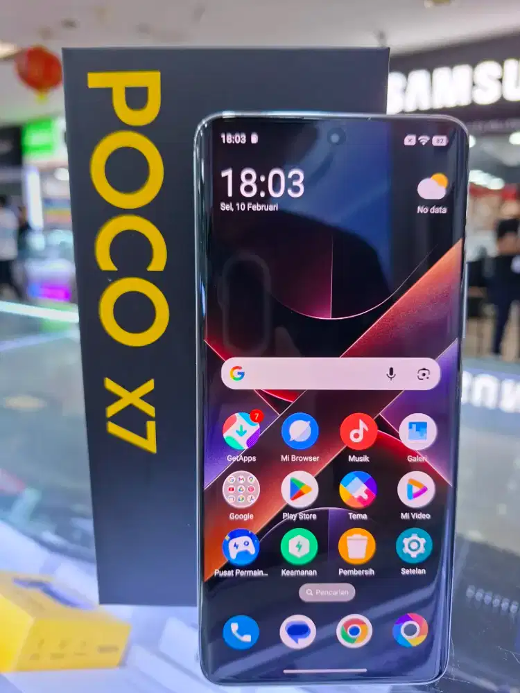 Poco X7 5g ram 8/256gb garansi sampai 11 feb 2027