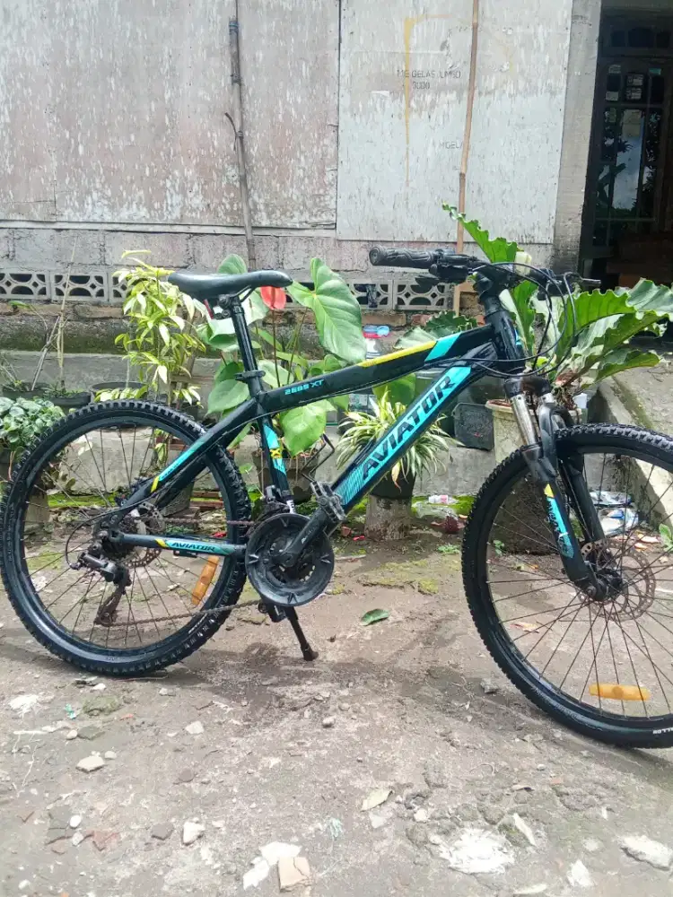 MTB Aviator 24 siap pakai 8x3 speed