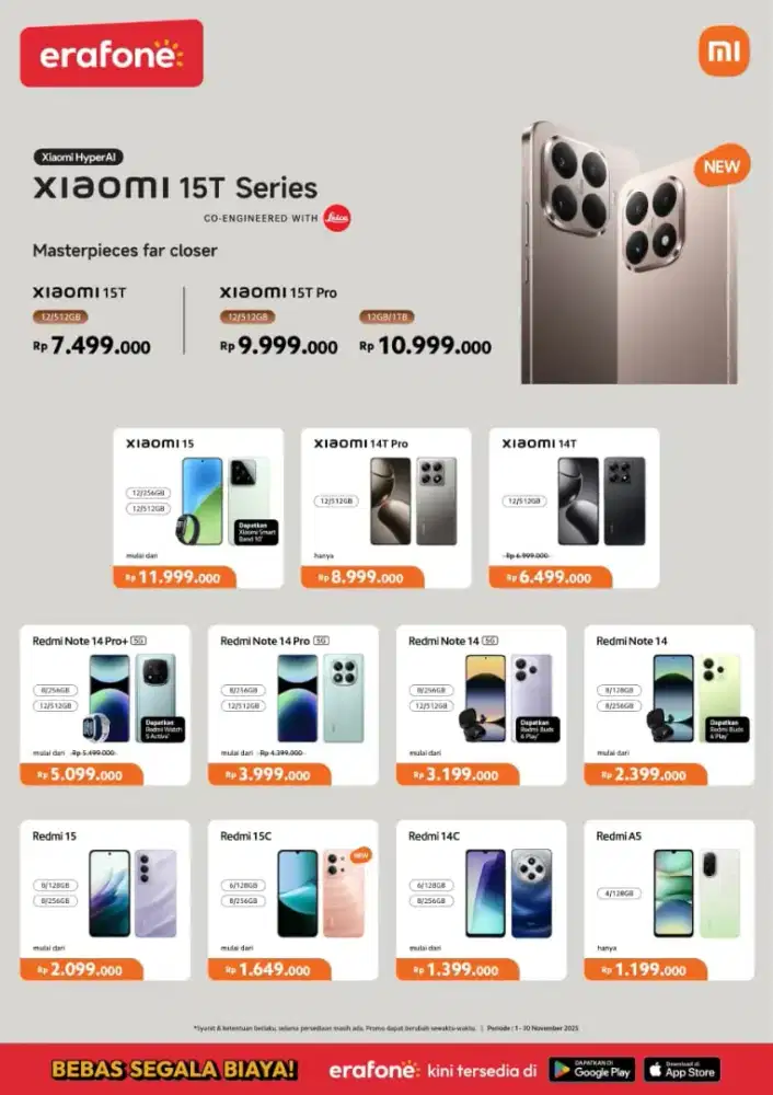 Xiaomi 15 t dan Tpro