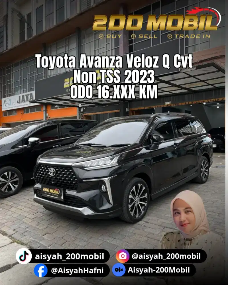 Toyota Avanza Veloz Q Non TSS Cvt 2023 Bensin