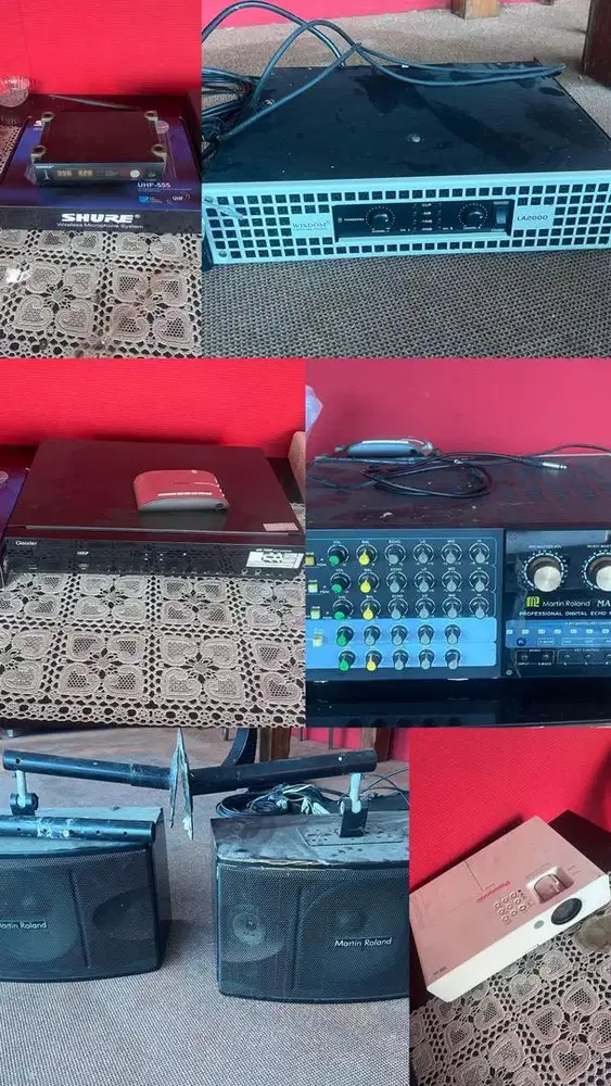 JUAL PERLENGKAPAN KARAOKE : NEGO!!! BISA SATUAN ATAU BORONGAN