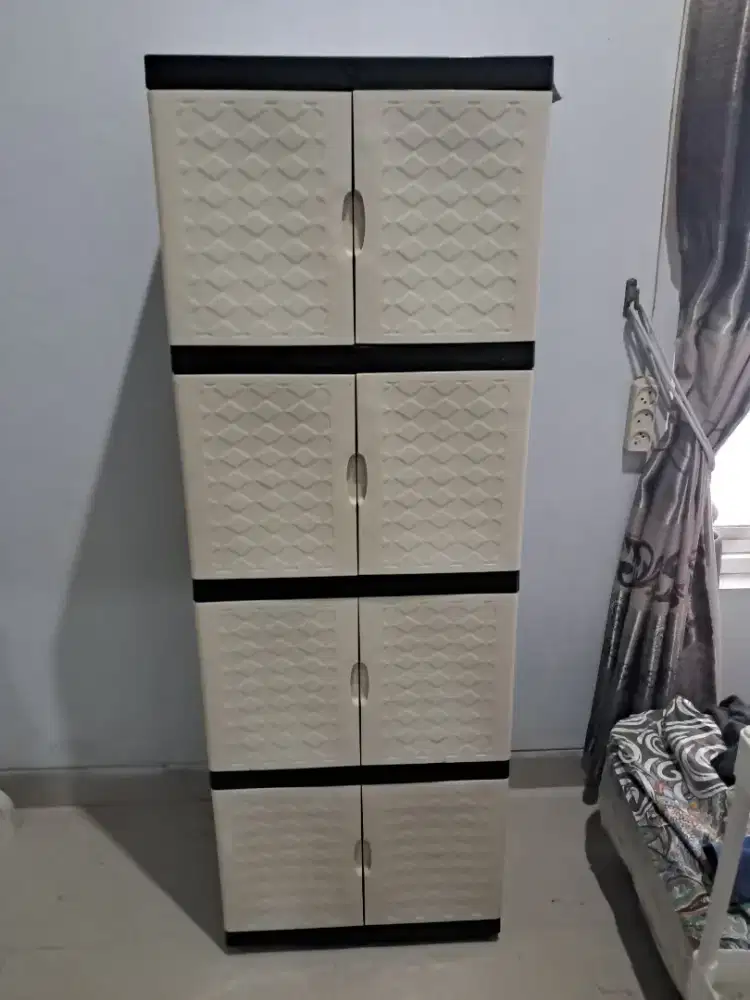 Lemari Plastik Susun 4 Awet Bisa Pakai Bertahun Tahun Stok Ada 3