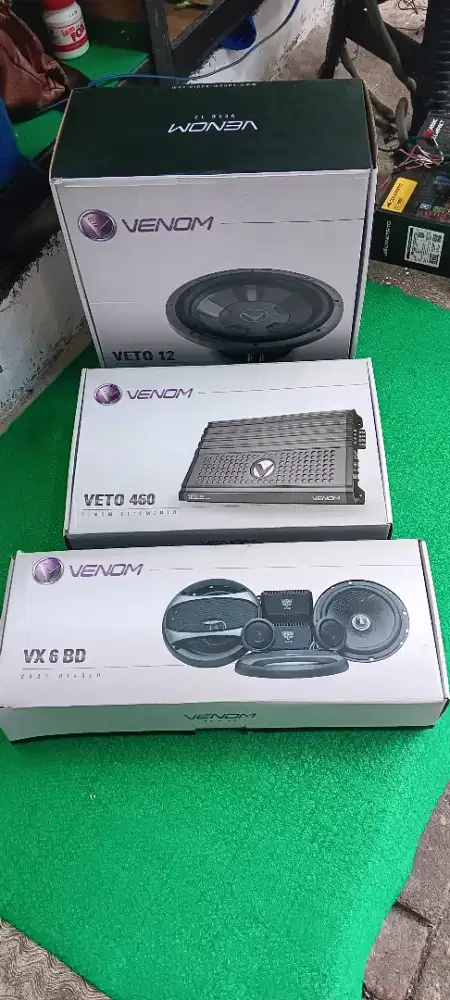 Paket venom power,subwoofer,2way