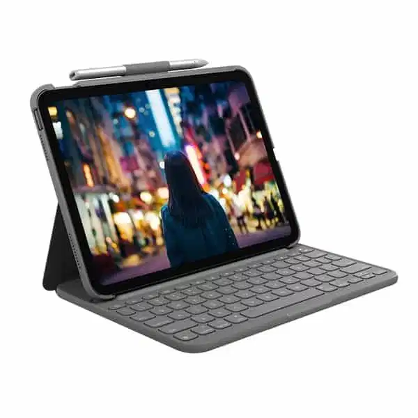 Logitech Slim Folio for iPad 10 & 11 Gen - Grey