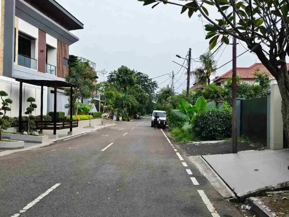 Tanah strategis murah 480 m (20x24) pinggir jalan komplek perumahan di pondok kelapa duren sawit