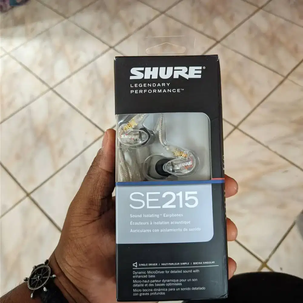 shure SE215 IN EAR MONITOR