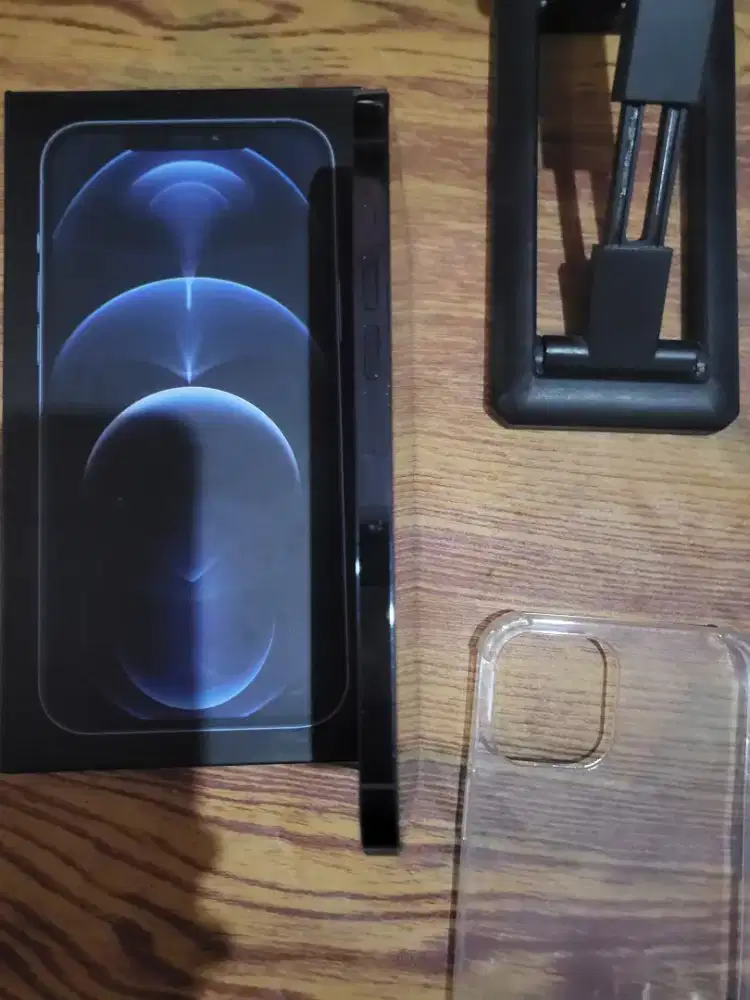 Iphone 12 pro max 128gb blue inter fullset mulus all operator no minus