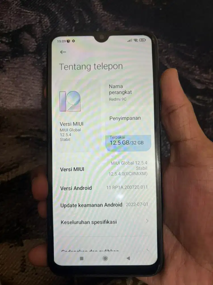 Xiaomi Redmi 9C 3/32GB fisik mulus