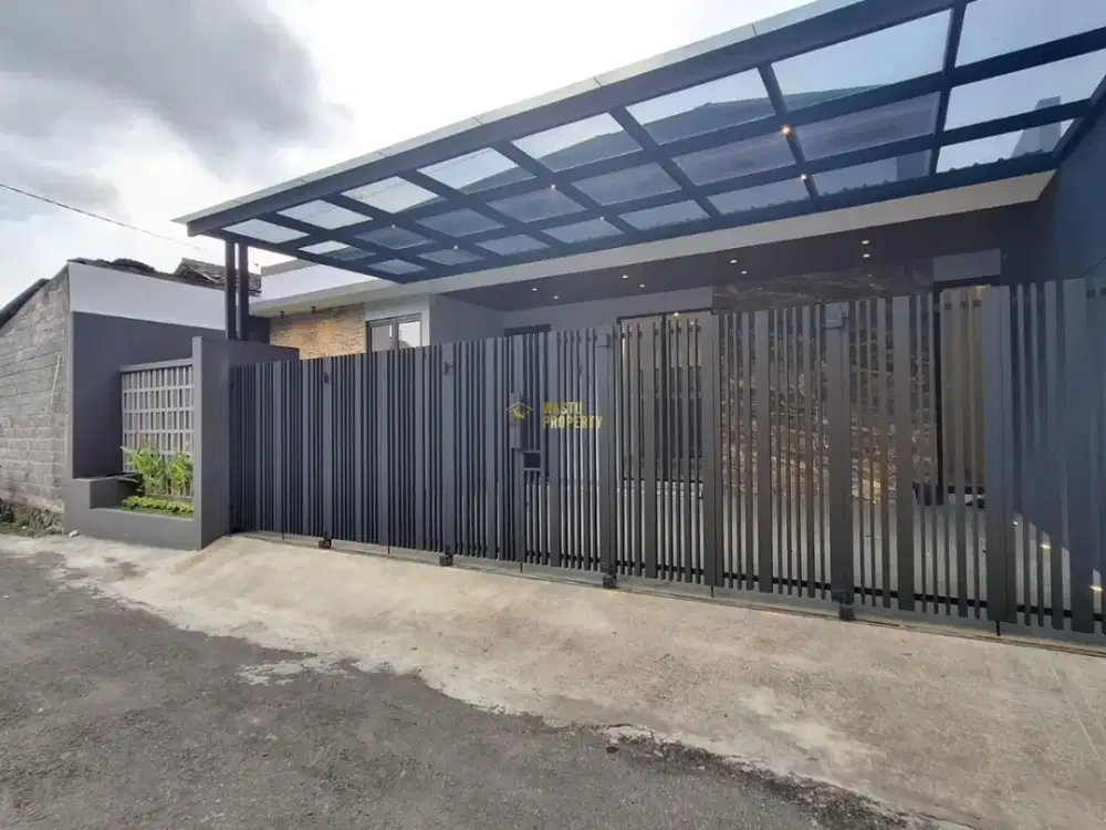 RUMAH SIAP HUNI, DESAIN KEKINIAN DEKAT CANDI SAMBISARI DI PURWOMARTANI, KALASAN