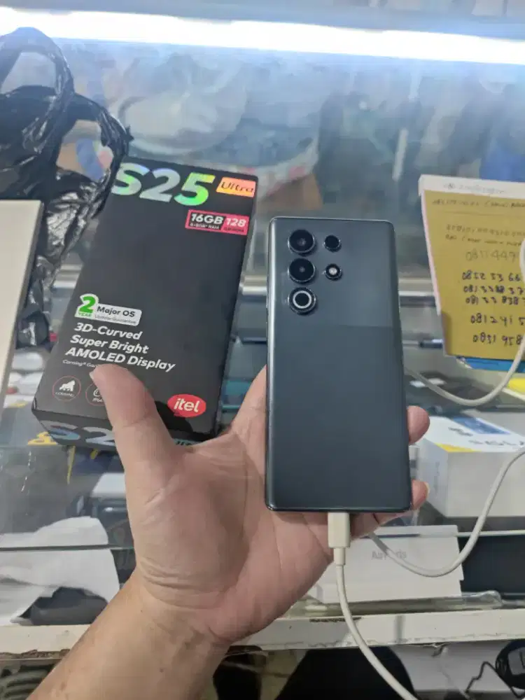 iTel S25 Ultra ram 8+8/128gb lengkap