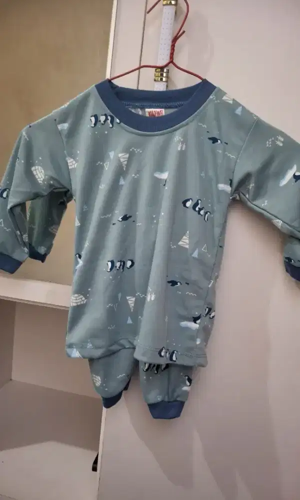 Setelan Baju Anak Laki2 Animal Zoo Ukuran S-XXL