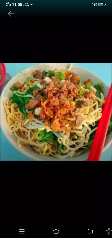 Di cari koki mie ayam pengalaman