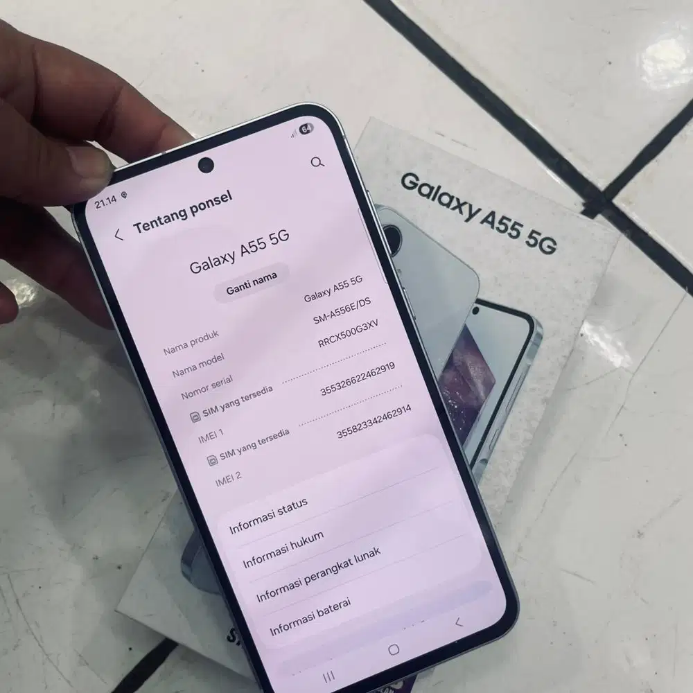 Samsung A55 12/256 no minus like new