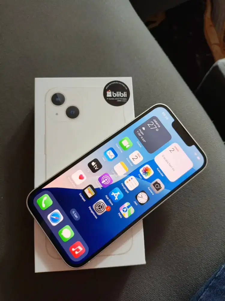 iPhone 13 128 iBox like new msh garansi
