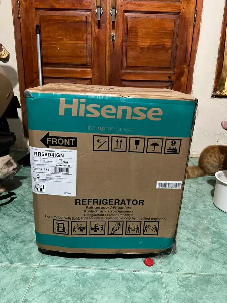 Kulkas hisense 1 pintu