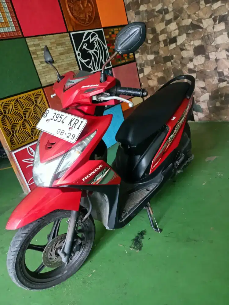 Beat fi 2014 pajak hidup panjang ori kunci 2 bisa tt