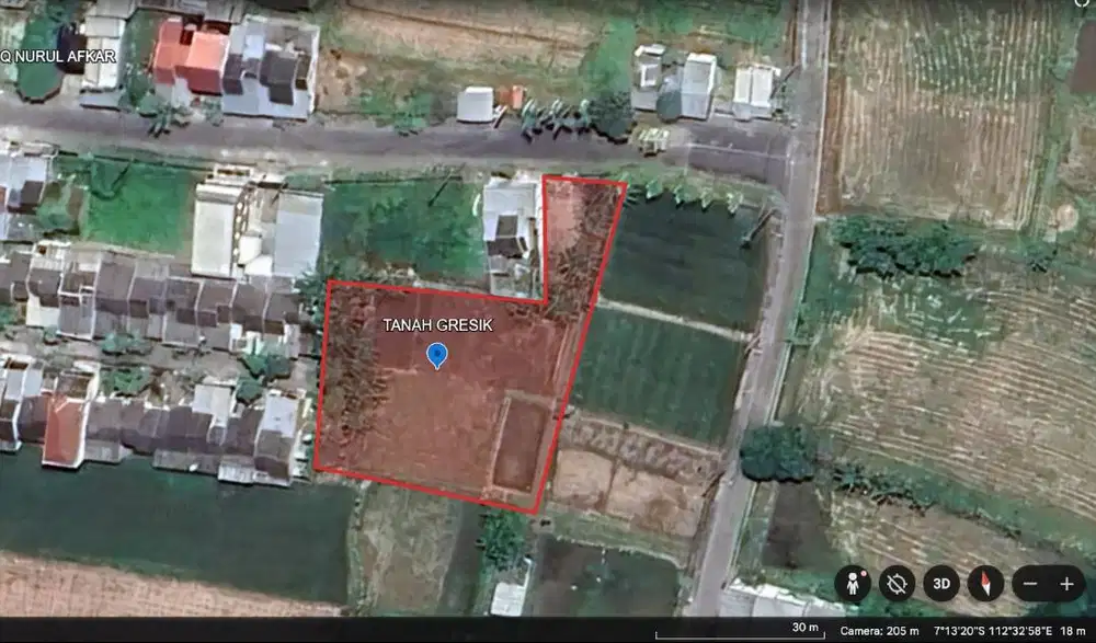 Dijual Tanah 1.437 m² di Cerme Gresik – Lingkungan Permukiman