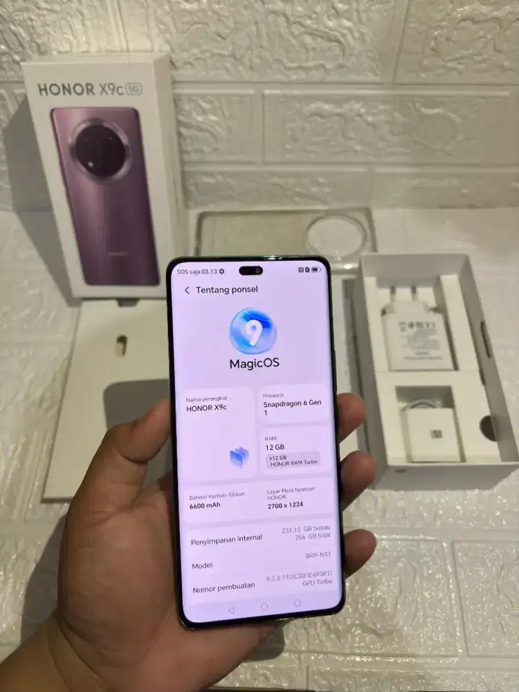 Honor X9C 5g Fullset Like new