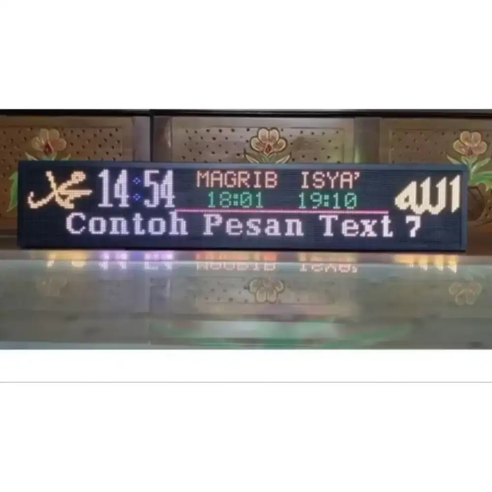 Running text jadwal sholat RGB