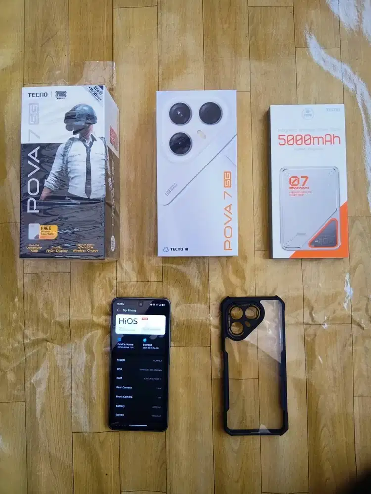 Tecno Pova 7 5G 8/256GB Fullset Like New - Garansi Resmi
