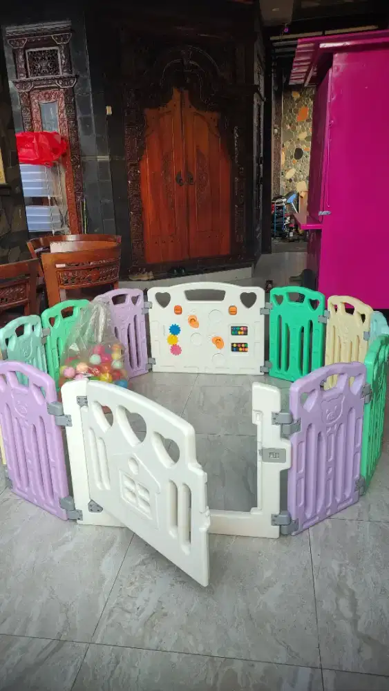 FREE BOLA! COBY HAUS FENCE 10+2 PAGAR BAYI PENGAMAN/LITTLE TIKES ELC