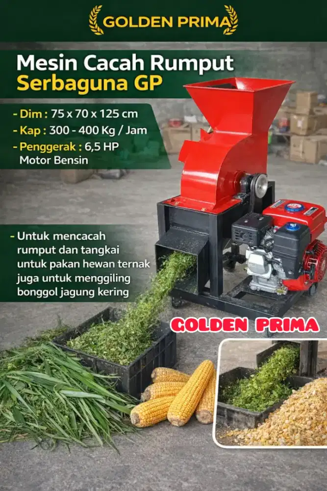 MESIN PENCACAH RUMPUT SERBAGUNA GP