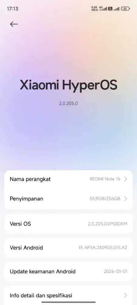 Xiaomi redmi note 15 4g 8/256 purple