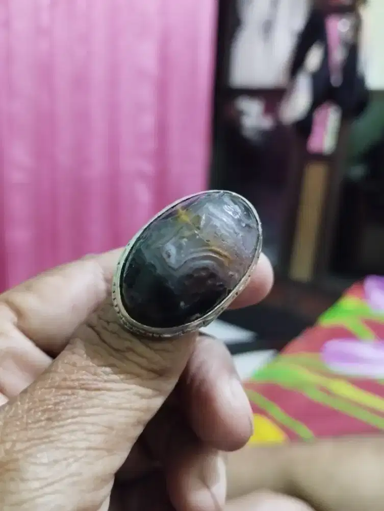 Batu akik motip natural