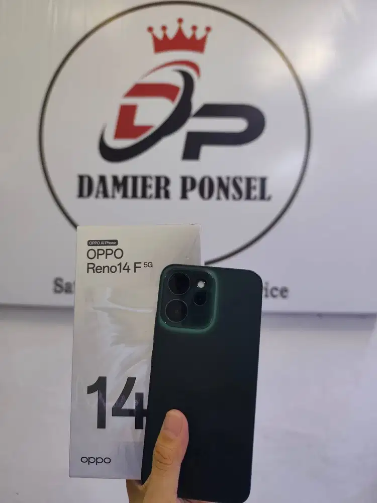 OPPO RENO 14F 5G (12/256) SECOND FULLSET GARANSI RESMI S/D SEPT 2026