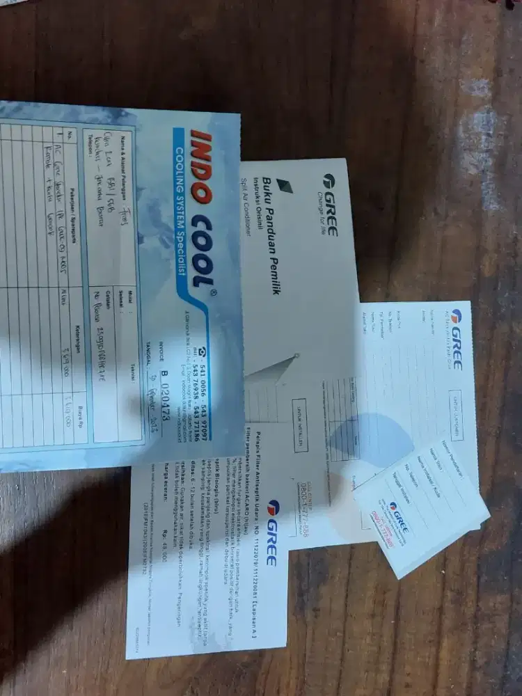 Jual ac merek shap &gree 1/2 dan 1 pk kondisi istimewa siap pasang