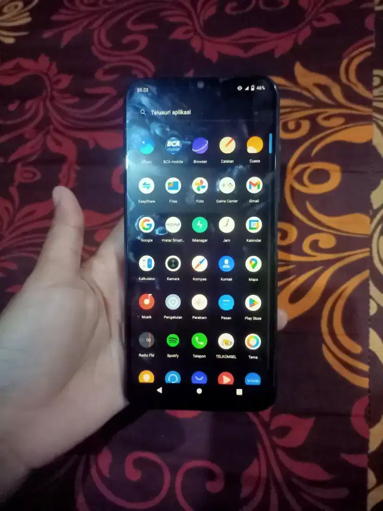 Vivo y12s 3gb/32gb (kardus+charger)