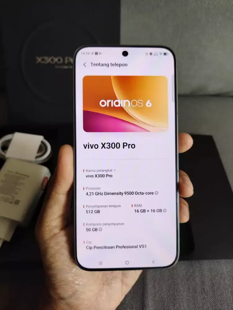 Vivo X300 pro Ram 16/512 (kumpli & masih garansi)