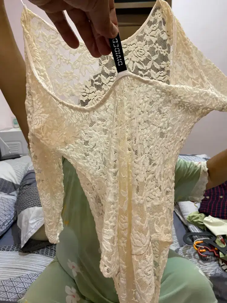 H&M Divided brukat drees