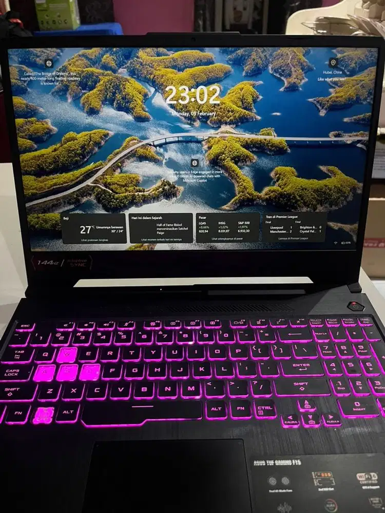 Laptop Gaming Asus TUF f15 rtx 3050