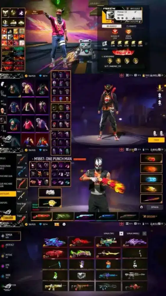 Jual akun ff aman dan amanah