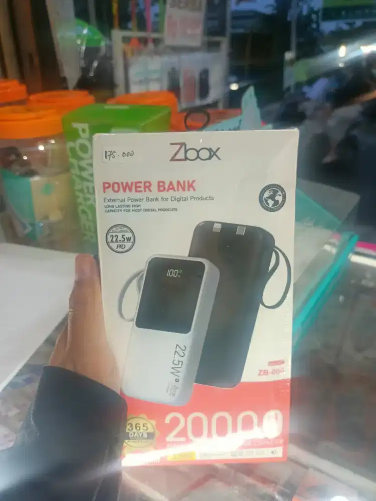 Power bank 20.000 mah original zbox real capacity promo