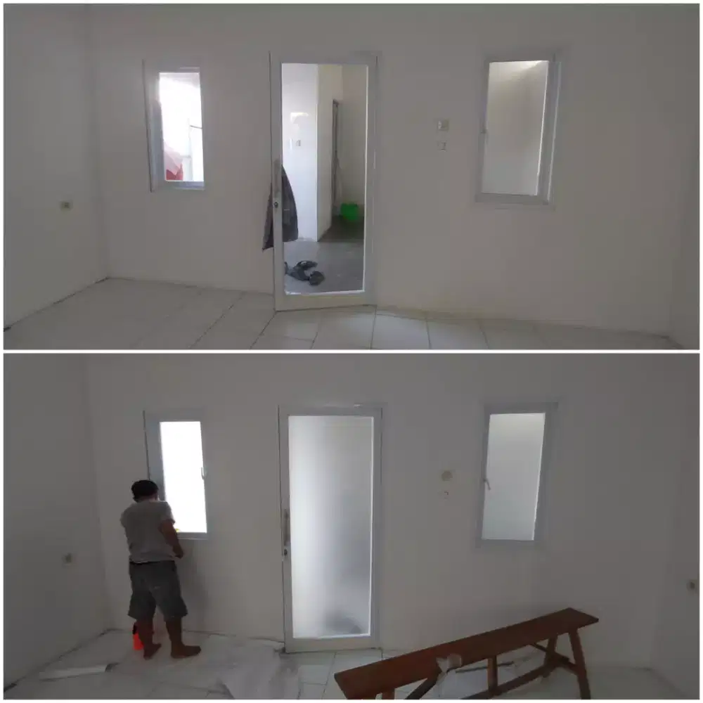 Sticker Sunblasting Stiker Oneway Printing Sticker Vinyl