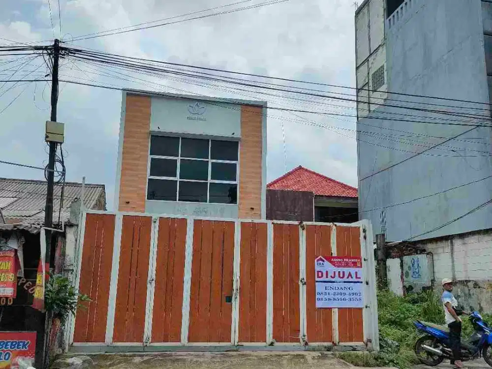 Ruko Strategis 2,5 Lantai di Kincan Jatibening – Dekat Tol | LT 160 m² | SHM | 2,65 M Nego