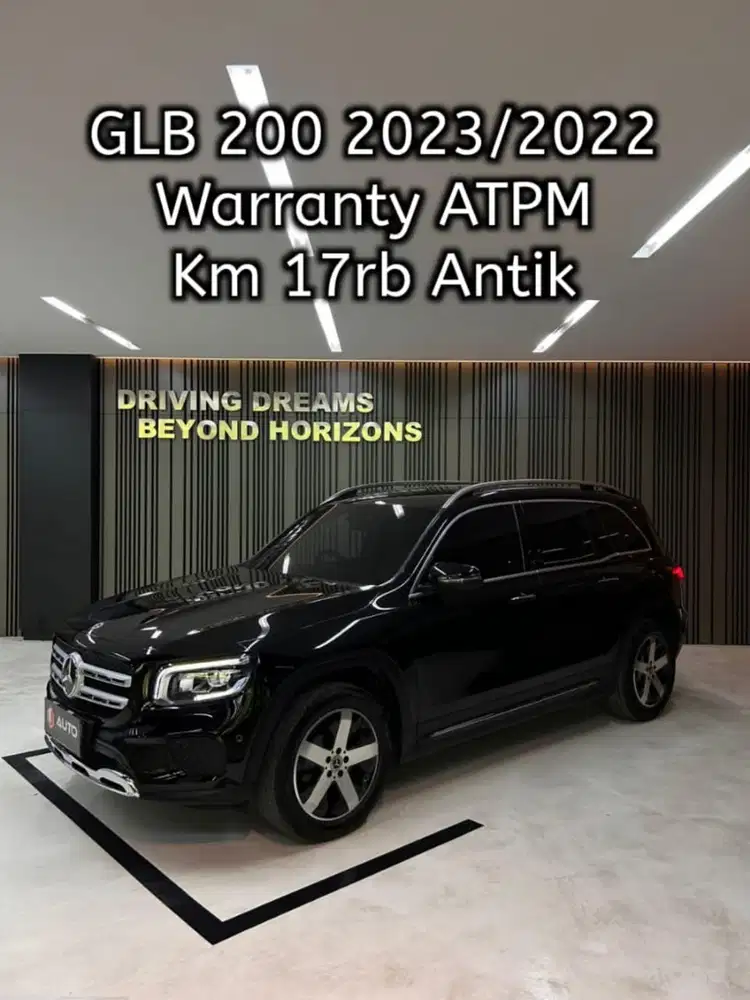 Mercedes Benz GLB200 Progressive Line 2022 mercy GLB 200 Hitam Km17rb