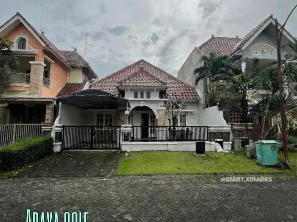 Rumah Modern full furnished di cluster favorit Araya Golf Malang