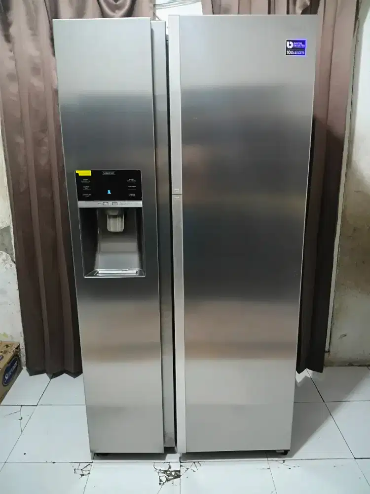 Dijual kulkas side by side samsung masih ori fiturnya lengkap