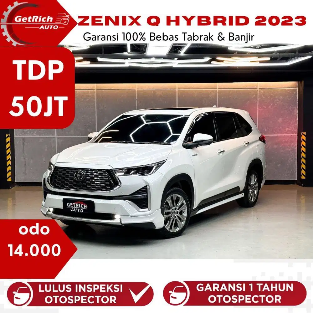 Putih Km 14Rb!!! Toyota Innova Zenix Q Hybrid Tss Modellista 2023