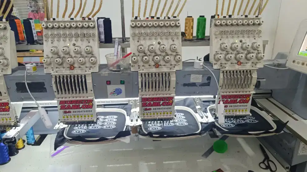 Mesin bordir 4 kepala