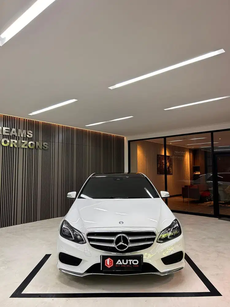 Mercedes Benz E400 AMG Line 2015 Putih Mercy B2392FBJ Km40rb Nik 2014